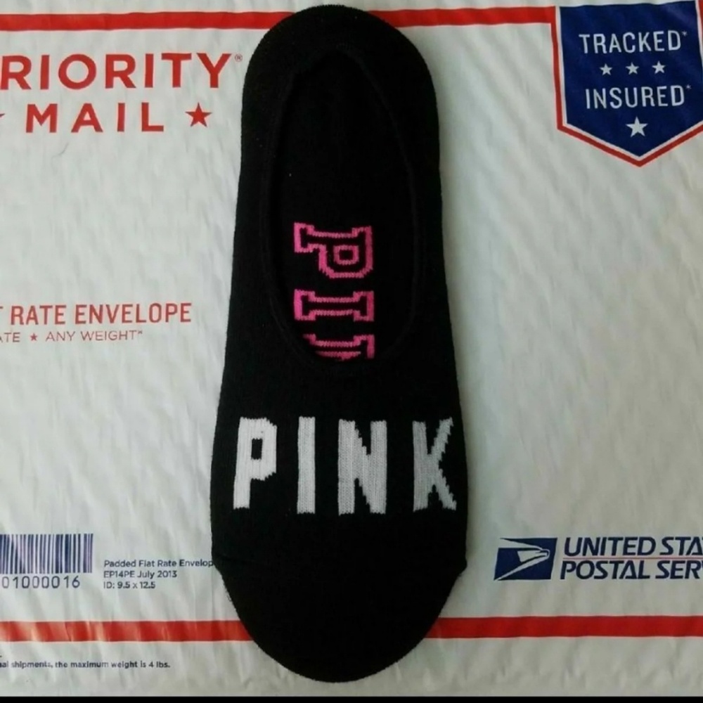 Victoria secret pink no show socks NWTO
